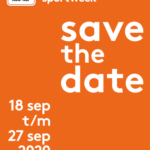 Nationale Sportweek vrijdag 18 - zondag 27 september a.s.