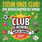 Supermarkt Vomar Club is Koning actie - scan de unieke code en doe mee!!