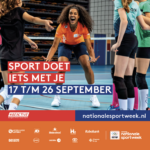 Nationale Sportweek: vrijdag 16 t/m zondag 25 september 2022